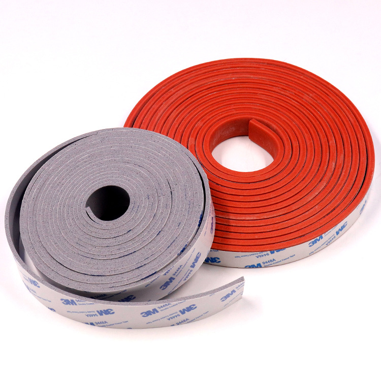 阻燃背胶硅（guī）胶发泡（pào）条