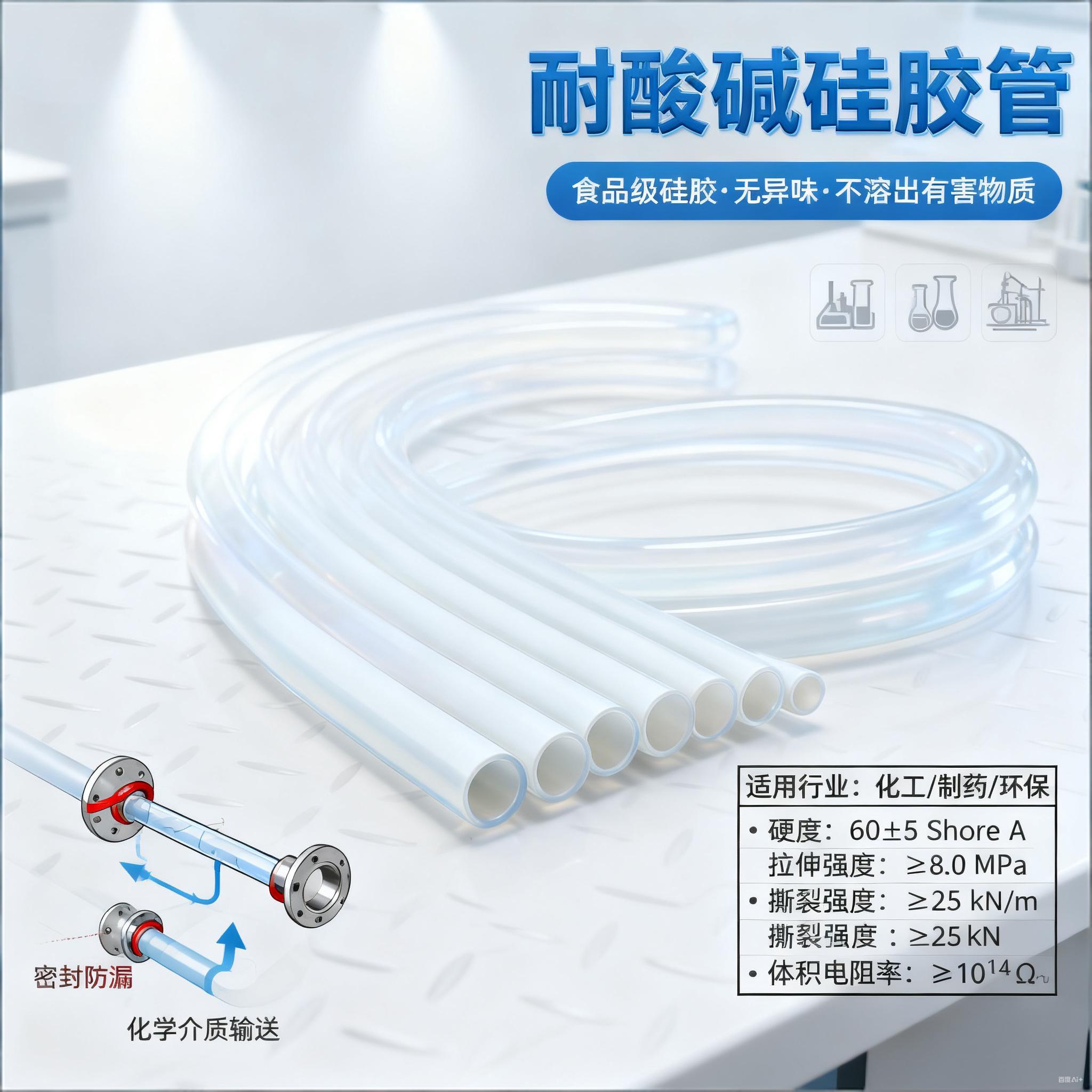 耐酸（suān）碱硅胶管