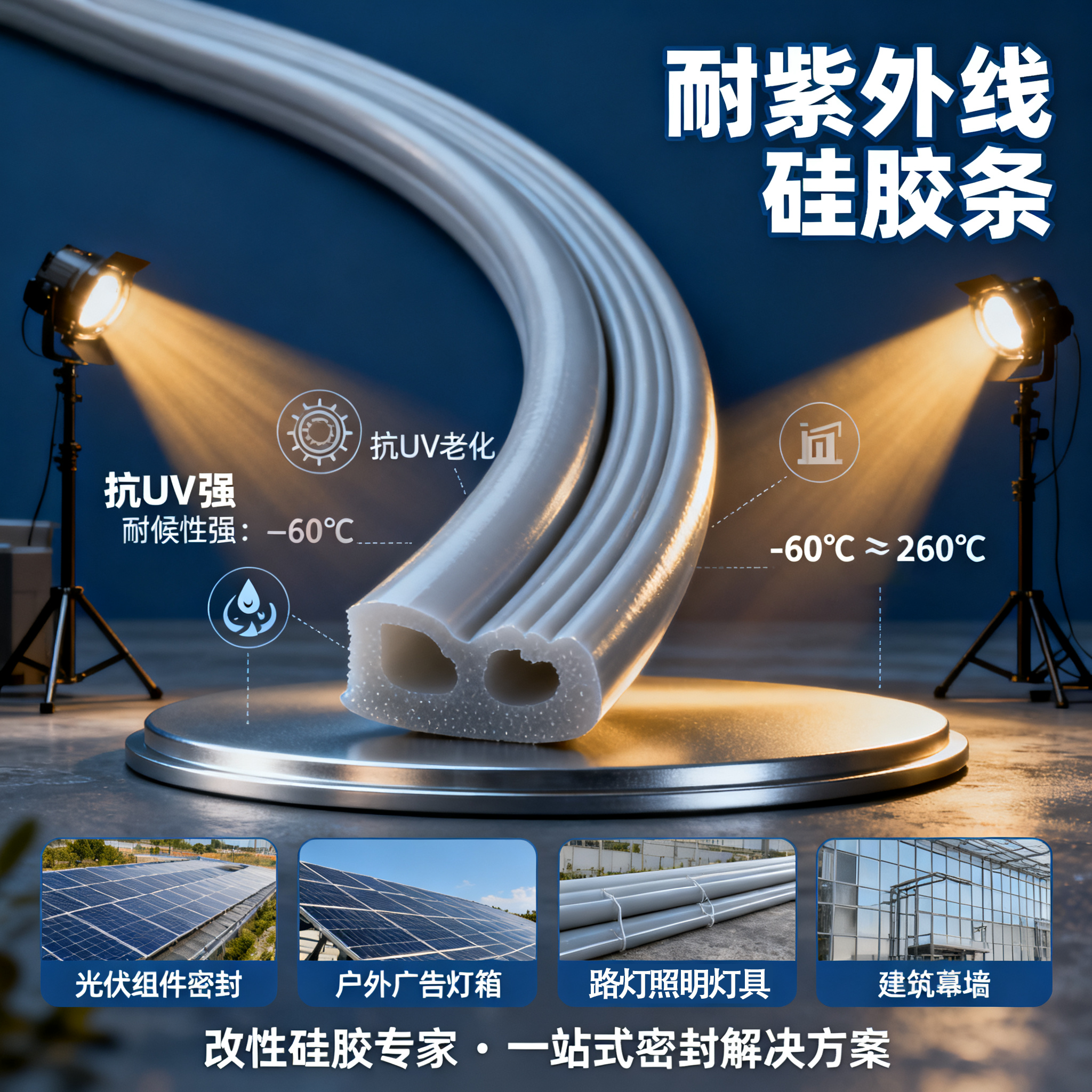 耐紫外線矽膠條（tiáo）