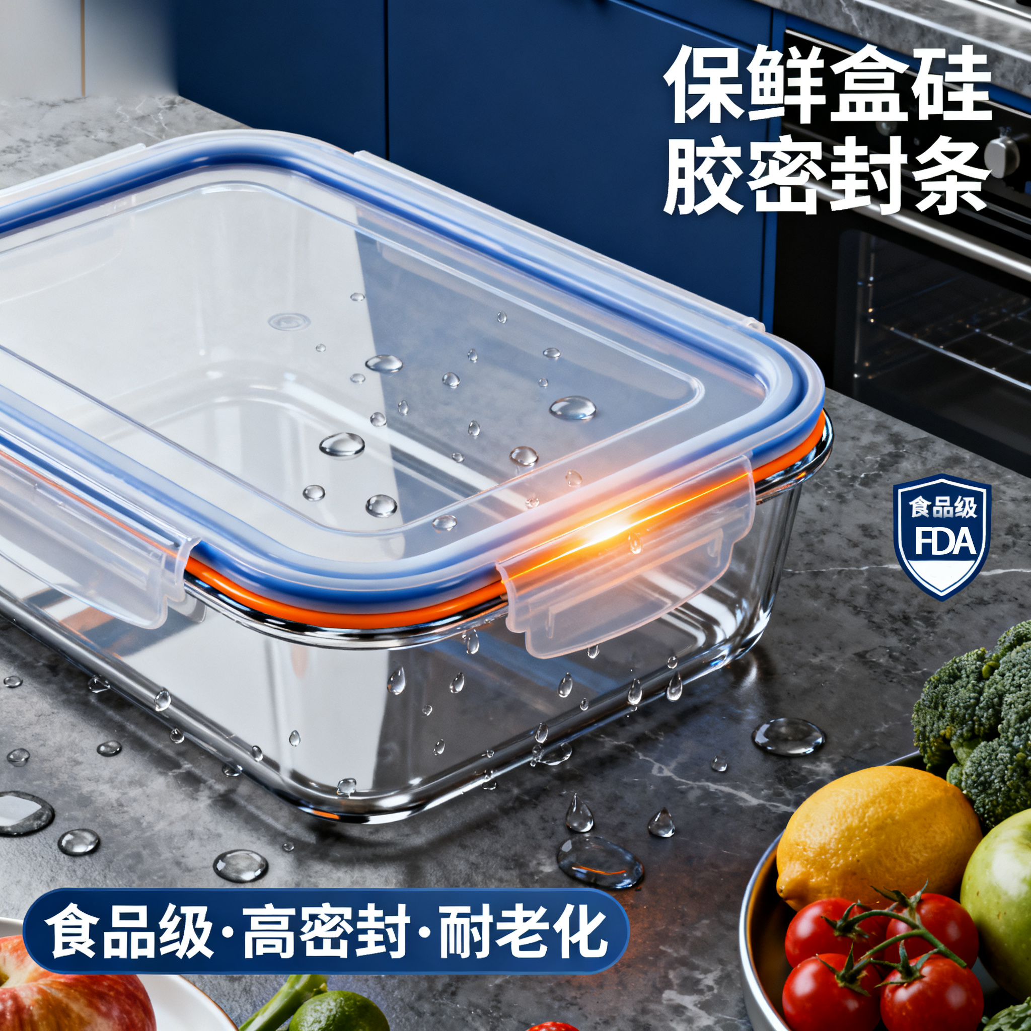 保（bǎo）鮮盒（hé）矽膠密封條