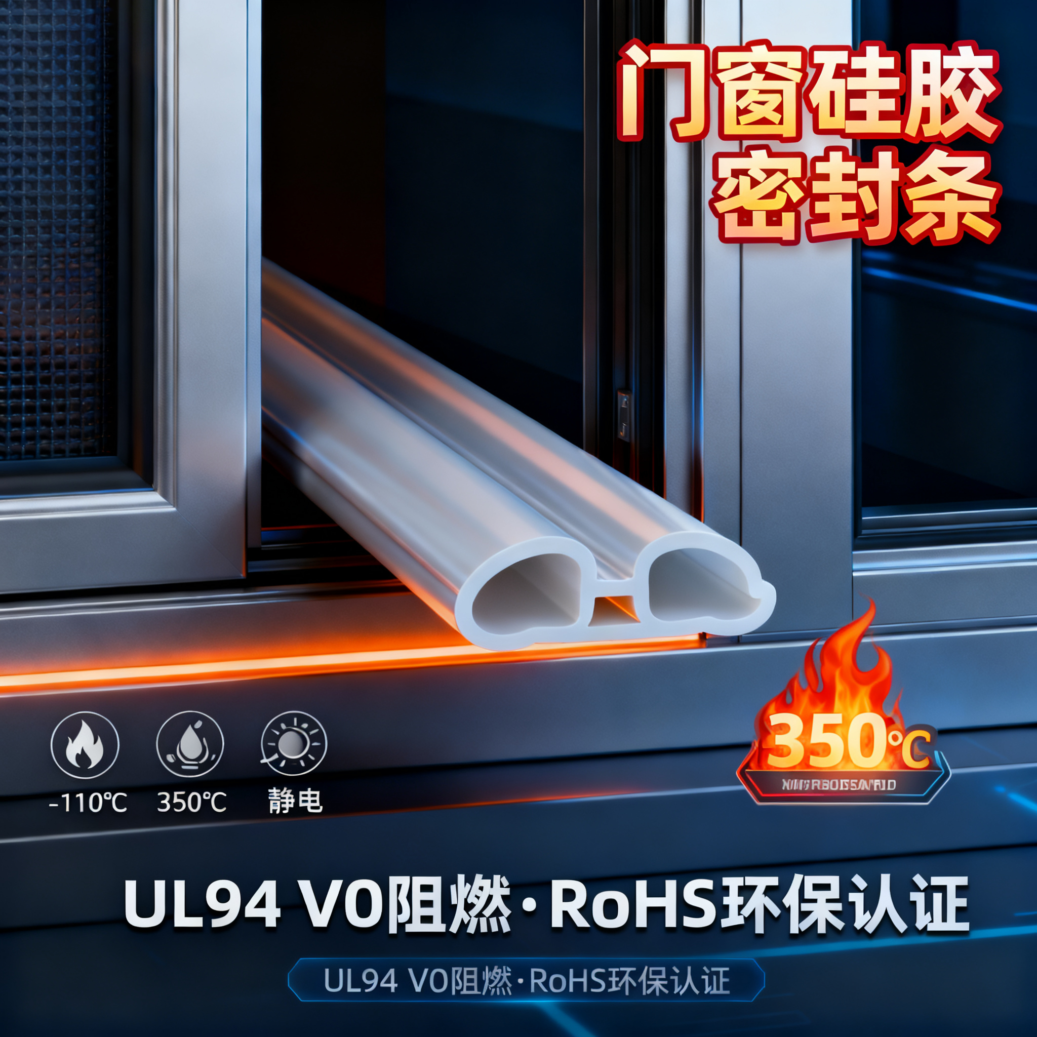 門窗（chuāng）矽膠密封條