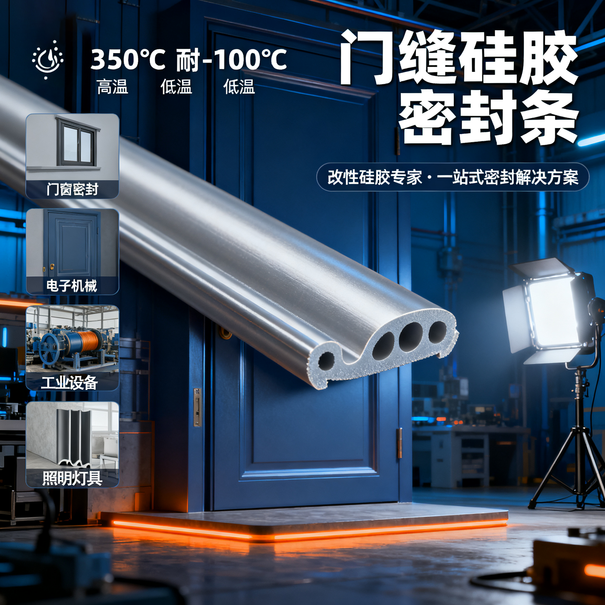 门缝（féng）硅胶密（mì）封条