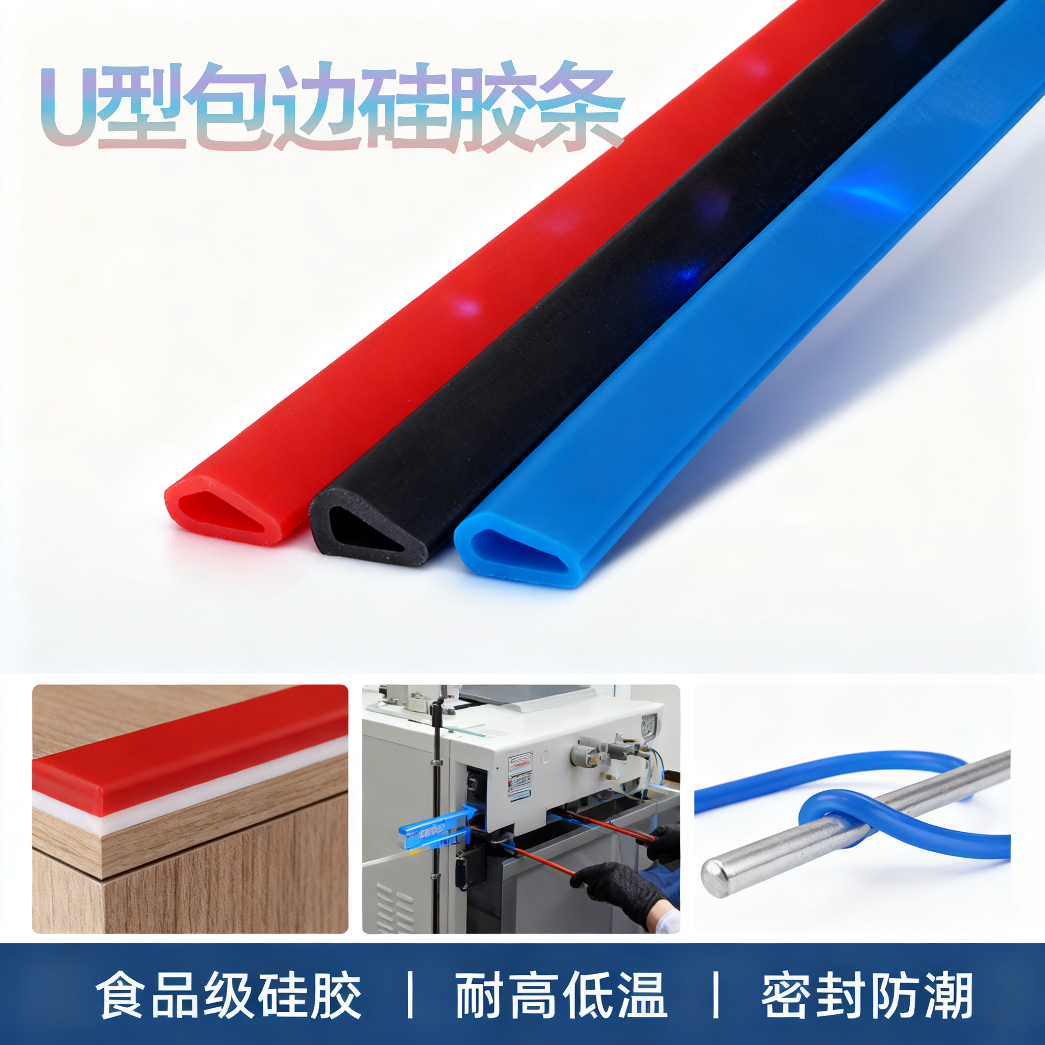 U型包邊矽膠（jiāo）條