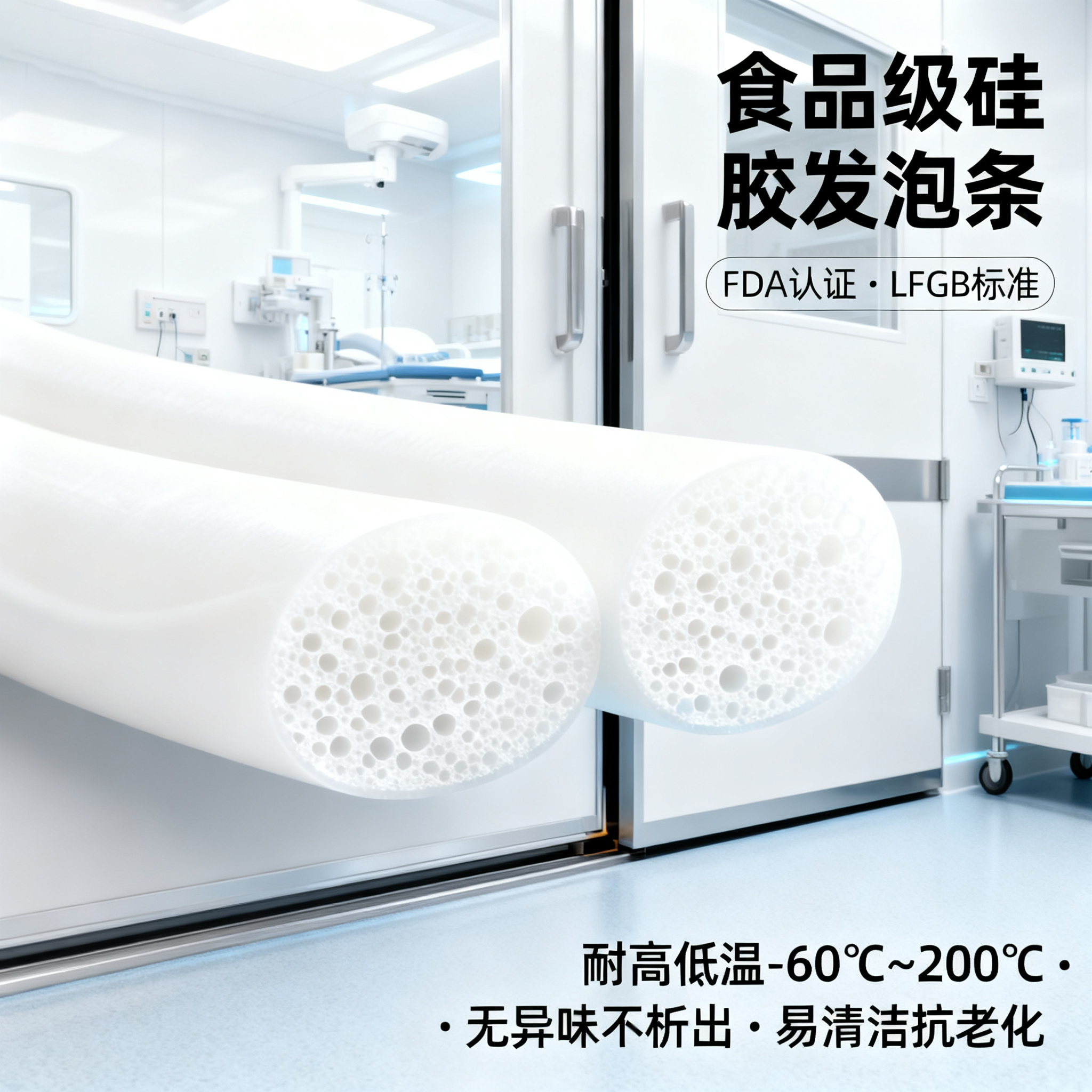 食品級矽膠發（fā）泡條