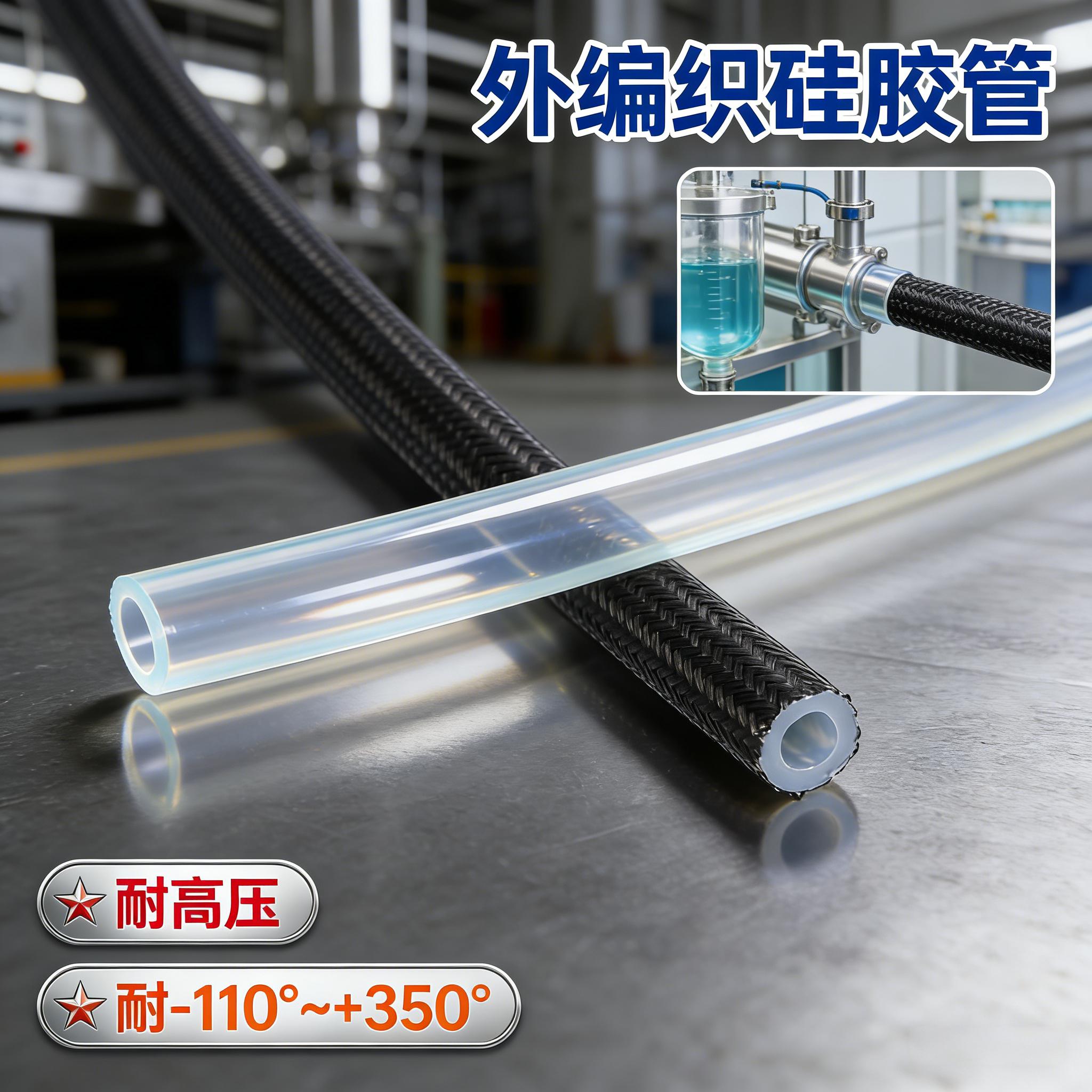外編織矽膠軟管