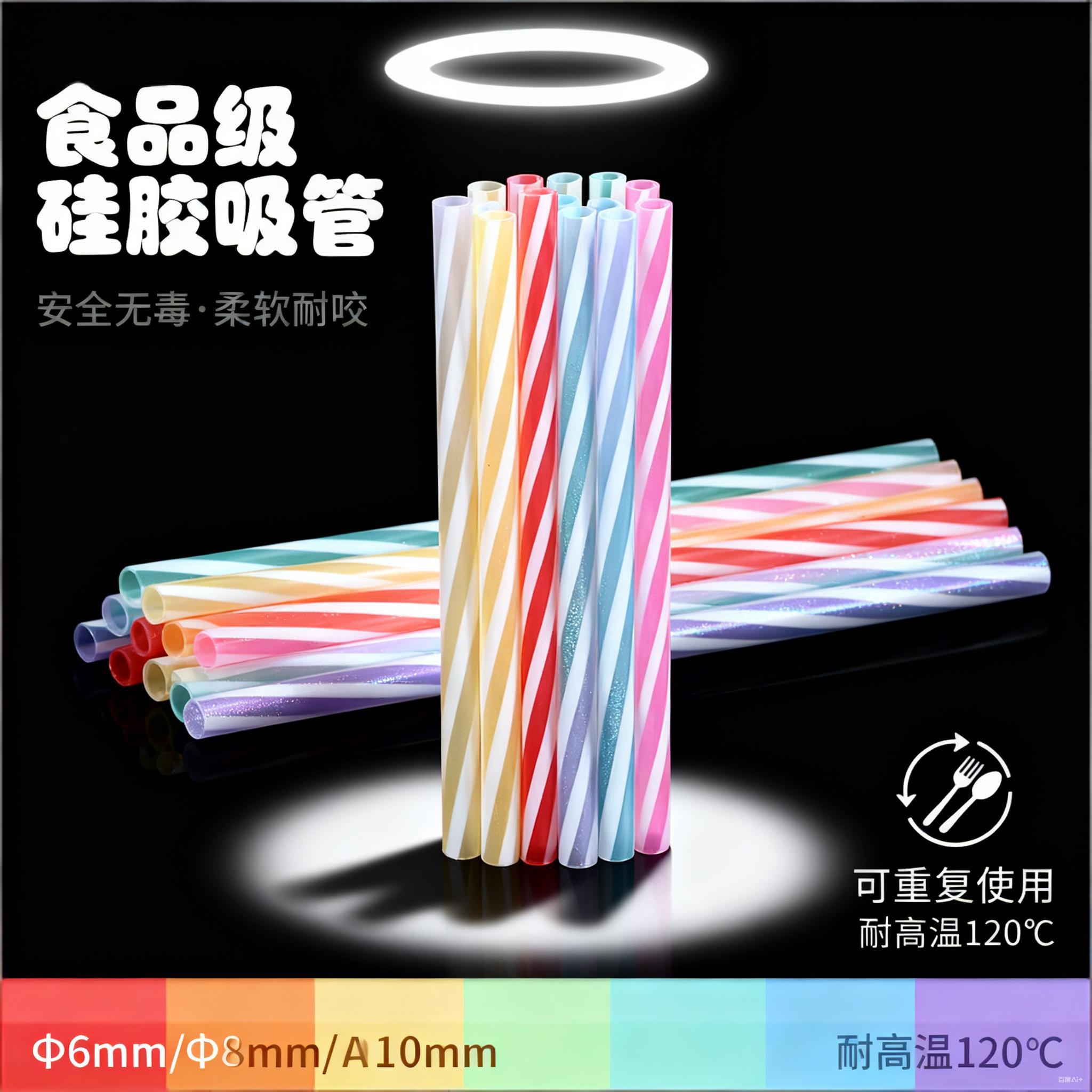 食品级（jí）硅胶（jiāo）吸管